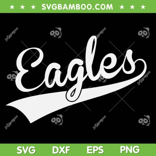 Eagles Fly Vintage SVG PNG, Eagles Flying Bird SVG, Philadelphia Football Team DXF SVG PNG EPS