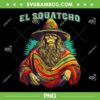 El Squatcho Poncho PNG, Western Bigfoot Sasquatch PNG, El Squatcho Big Foot PNG