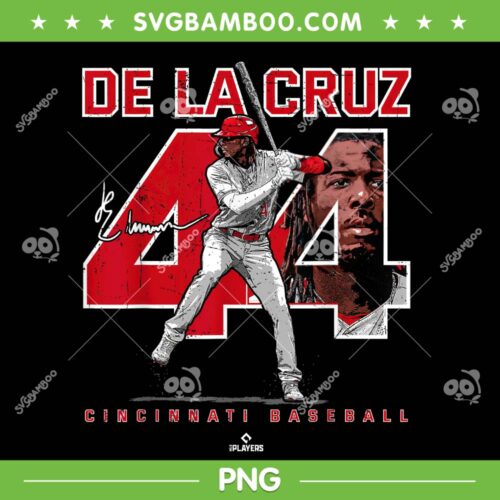 Elly De La Cruz Cincinnati PNG, Cincinnati Baseball PNG, De La Cruz 44 PNG, MLB Baseball PNG