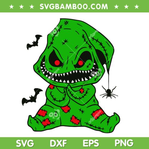 Evil Oogie Boogie SVG PNG, Halloween Spooky Horror Boogie SVG, Oogie Boogie Halloween DXF SVG PNG EPS