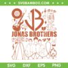 Five Albums One Night Tour SVG PNG, Retro Jonas Brothers Five Albums SVG, Jonas Brothers Sucker DXF SVG PNG EPS