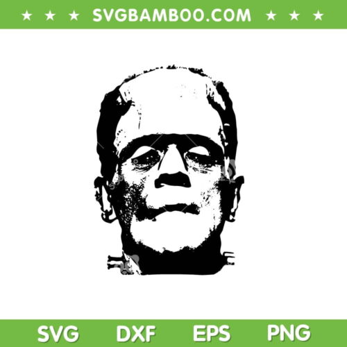 Frankenstein Character SVG PNG, Classic Horror Monster Movie SVG, Horror Halloween DXF SVG PNG EPS