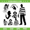 Freddy Krueger Horror SVG Bundle, Halloween Horror Movie Bundle SVG, Scary Freddy Krueger DXF SVG PNG EPS