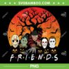 Friends Horror Movies Moon PNG, Halloween Scary Characters PNG, Scary Friends PNG