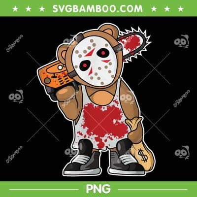 Gangster Bear Horror Movie PNG, Monster Bear Jason Voorhees PNG, Halloween Character PNG Gangster Bear Horror Movie PNG, Monster Bear Jason Voorhees PNG, Halloween Character PNG