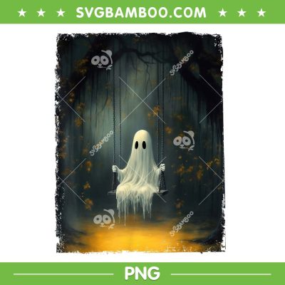 Ghost On The Swing In Forest PNG, Vintage Ghost Swing Halloween Gothic PNG, Swing Ghost PNG Ghost On The Swing In Forest PNG, Vintage Ghost Swing Halloween Gothic PNG, Swing Ghost PNG