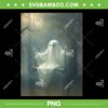 Ghost Swing In The Forest Gothic PNG, Vintage Halloween Ghost Costume PNG, Ghost On Swing PNG