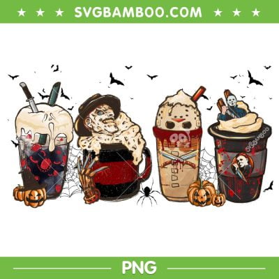 Ghostface Freddy Jason Myers Horror Coffee PNG, Halloween Movie Characters Coffee PNG, Horror Halloween Coffee PNG Ghostface Freddy Jason Myers Horror Coffee PNG, Halloween Movie Characters Coffee PNG, Horror Halloween Coffee PNG