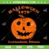 Halloween 1978 Haddonfield Illinois SVG PNG, Pumpkin Michael Myers SVG, Retro Halloween Pumpkin DXF SVG PNG EPS Halloween 1978 Haddonfield Illinois SVG PNG, Pumpkin Michael Myers SVG, Retro Halloween Pumpkin DXF SVG PNG EPS