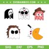 Halloween Character SVG PNG, Horror Character Pac Man SVG, Cute Horror Character DXF SVG PNG EPS Halloween Character SVG PNG, Horror Character Pac Man SVG, Cute Horror Character DXF SVG PNG EPS