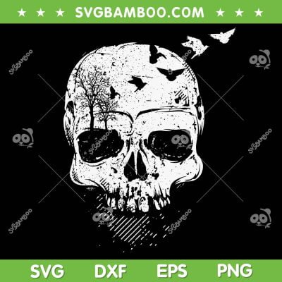 Halloween Skull Vintage SVG PNG, Skeleton Gothic Costume SVG, Halloween Skeleton DXF SVG PNG EPS