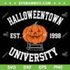 Halloweentown University Font SVG PNG, Halloweentown Est 1998 SVG, Pumpkin Halloween DXF SVG PNG EPS