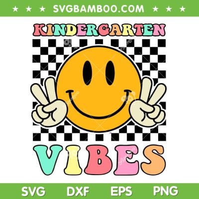 Hippie Kindergarten Vibes SVG PNG, Teacher Kids 1st Day Of School SVG, Back To School DXF SVG PNG EPS Hippie Kindergarten Vibes SVG PNG, Teacher Kids 1st Day Of School SVG, Back To School DXF SVG PNG EPS