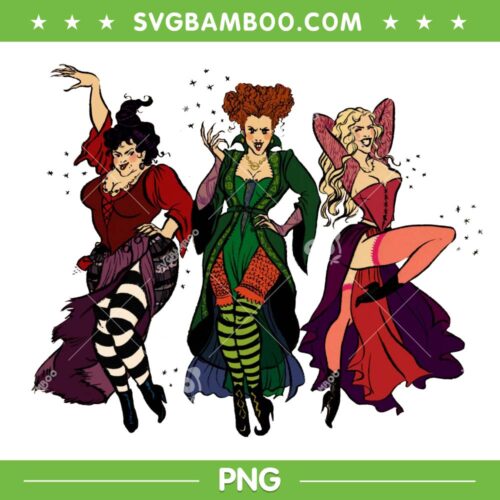 Hocus Pocus Dancing PNG, Halloween The Sanderson Sister Dance PNG, Hocus Pocus Halloween PNG