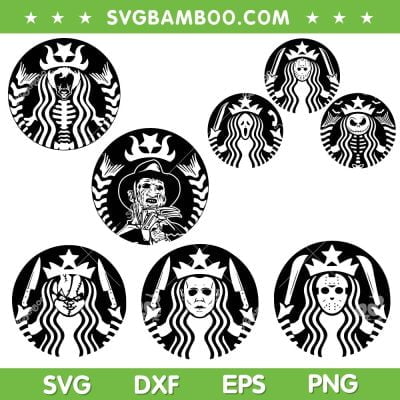 Horror Movie Characters Starbuck SVG Bundle, Halloween Scary Coffee SVG Bundle, Horror Movie Characters DXF SVG PNG EPS Horror Movie Characters Starbuck SVG Bundle, Halloween Scary Coffee SVG Bundle, Horror Movie Characters DXF SVG PNG EPS
