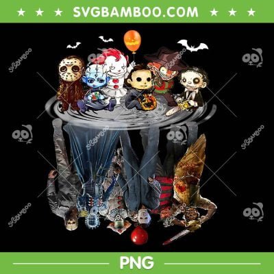 Horror Movie Chibi Character Water Reflection PNG, Cute Scray Movie Halloween PNG, Horror Halloween PNG Horror Movie Chibi Character Water Reflection PNG, Cute Scray Movie Halloween PNG, Horror Halloween PNG