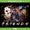 Horror Movie Friends PNG, Horrr Character PNG, Jason Myers Freddy Friends PNG