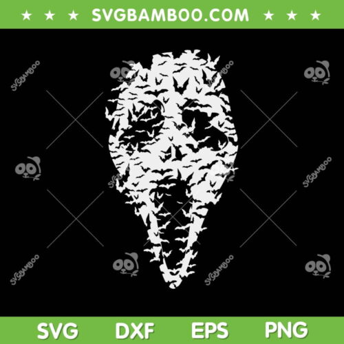 Horror Movie Ghost Face SVG PNG, Ghostface Mask Halloween SVG, Scream Face DXF SVG PNG EPS