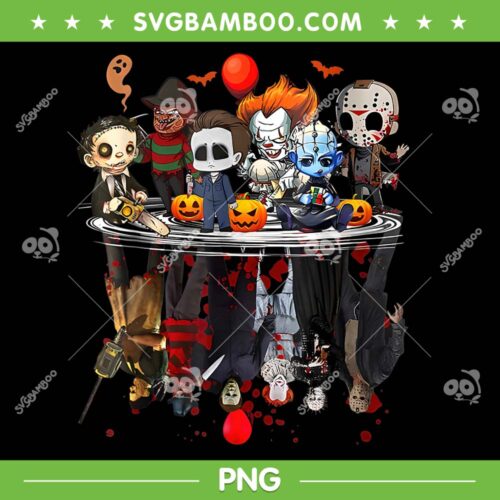Horror Movies Character Halloween PNG, Cute Horror Characters PNG, Chibi Halloween PNG