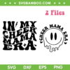 In My Cheer Mama Era SVG PNG, Cheer Mama Front And Back SVG, Cheer Mom DXF SVG PNG EPS