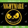 Jack Skellington Nightmare SVG PNG, Smile Of Nightmare SVG, Jack Skellington Face DXF SVG PNG EPS