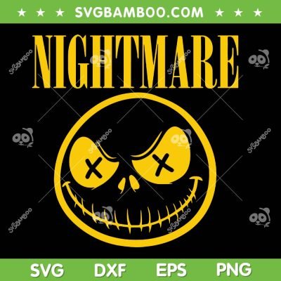 Jack Skellington Nightmare SVG PNG, Smile Of Nightmare SVG, Jack Skellington Face DXF SVG PNG EPS Jack Skellington Nightmare SVG PNG, Smile Of Nightmare SVG, Jack Skellington Face DXF SVG PNG EPS