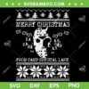Jason Christmas Sweater Horror SVG, Jason Voorhees Christmas SVG, Horror Character DXF SVG PNG EPS