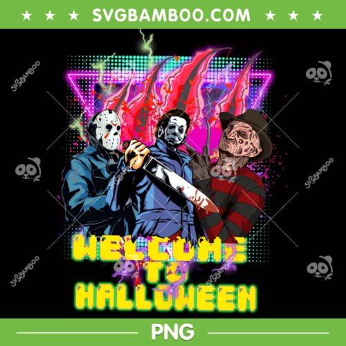 Jason Myers Freddy Halloween PNG, Welcome To Halloween PNG, Horror Movies Friends PNG