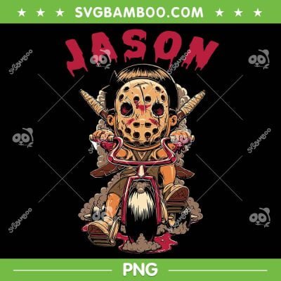 Jason Voorhees Bike Motor PNG, Baby Jason Horror Halloween PNG, Chibi Jason Voorhees PNG