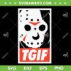 Jason Voorhees TGIF SVG PNG, Scary Jason Mask SVG, TGIF Friday the 13th Jason DXF SVG PNG EPS Jason Voorhees TGIF SVG PNG, Scary Jason Mask SVG, TGIF Friday the 13th Jason DXF SVG PNG EPS