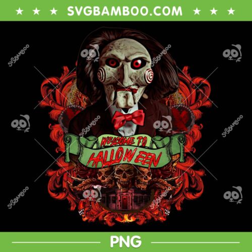 Jigsaw Halloween PNG, Jigsaw Welcome To Halloween PNG, Horror Movies Jigsaw PNG