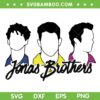 Jonas Brothers 2023 Tour SVG PNG, Jonas Brothers Five Albums SVG, Music Band DXF SVG PNG EPS