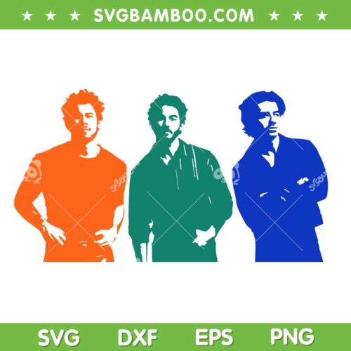 Jonas Brothers Band SVG PNG, Jonas Brothers And Friends SVG, Music Tour DXF SVG PNG EPS