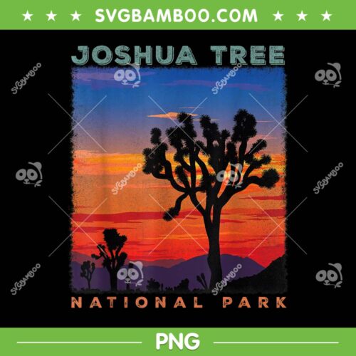 Joshua Tree National Park PNG, Vintage Joshua Tree PNG, Joshua Tree California PNG