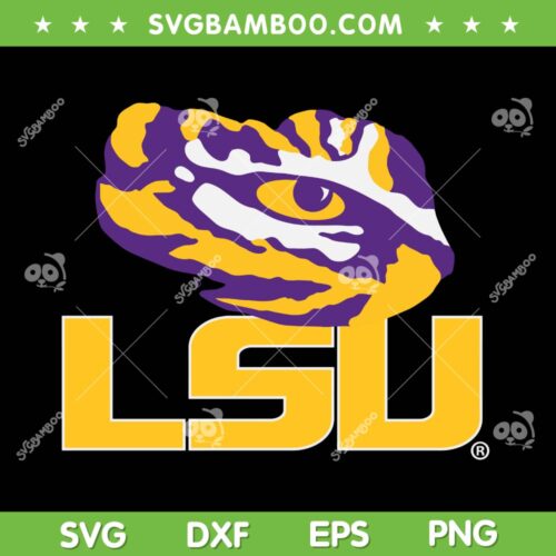 LSU Baseball Logo SVG PNG, LSU Tigers Baseball SVG, Sport Baseball DXF SVG PNG EPS
