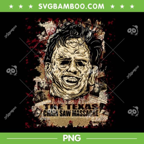 Leatherface The Texas Chain Saw Massacre PNG, Leather Face Texas PNG, Horror Movie Halloween PNG