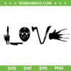 Love Horror Weapon SVG PNG, Halloween Horror Movie Love SVG, Scary Movie Weapons DXF SVG PNG EPS Love Horror Weapon SVG PNG, Halloween Horror Movie Love SVG, Scary Movie Weapons DXF SVG PNG EPS