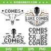 Luke Combs SVG Bundle, Luke Comb Tour 2023 SVG Bundle, Country Music DXF SVG PNG EPS Luke Combs SVG Bundle, Luke Comb Tour 2023 SVG Bundle, Country Music DXF SVG PNG EPS