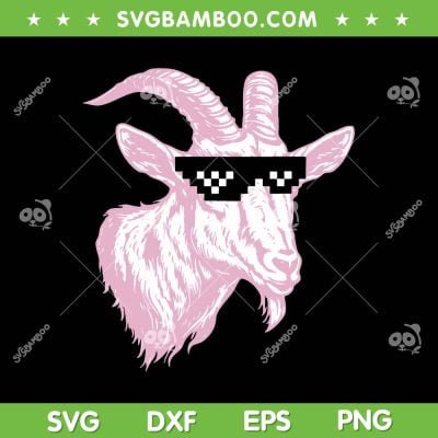 Goat With Glasses MIAMI 10 SVG PNG, Miami 10 Goat Pink SVG, Pink Messi Miami DXF SVG PNG EPS Goat With Glasses MIAMI 10 SVG PNG, Miami 10 Goat Pink SVG, Pink Messi Miami DXF SVG PNG EPS