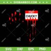 Hello My Name Is Chucky SVG PNG, Halloween Bloody Horror Movie SVG, Chucky Halloween DXF SVG PNG EPS