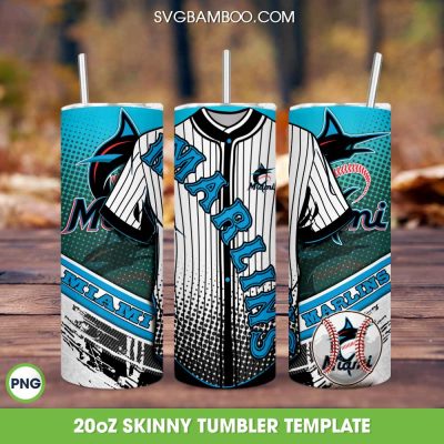 Miami Marlins Jersey Tumbler Wrap PNG, MLB Miami Marlins 20oz Skinny Tumbler Template PNG, MLB Team Tumbler Template PNG Miami Marlins Jersey Tumbler Wrap PNG, MLB Miami Marlins 20oz Skinny Tumbler Template PNG, MLB Team Tumbler Template PNG