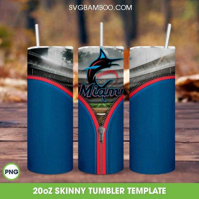 Miami Marlins Zipper Tumbler Wrap PNG, MLB Miami Marlins 20oz Skinny Tumbler Template PNG, Sports Baseball Tumbler Template PNG Miami Marlins Zipper Tumbler Wrap PNG, MLB Miami Marlins 20oz Skinny Tumbler Template PNG, Sports Baseball Tumbler Template PNG