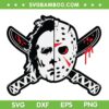 Michael Myers And Jason Voorhees Horror Face SVG, Halloween Movie Horror SVG, Scary Character DXF SVG PNG EPS