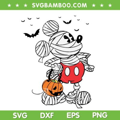 Mickey Mummy SVG PNG, Mickey Pumpkin Halloween Costume SVG, Funny Pumpkin Halloween DXF SVG PNG EPS Mickey Mummy SVG PNG, Mickey Pumpkin Halloween Costume SVG, Funny Pumpkin Halloween DXF SVG PNG EPS