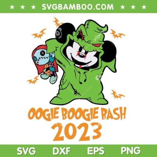 Mickey Oogie Boogie Bash 2023 SVG PNG, Funny Disney Mouse Oogie Boogie SVG, Mickey Halloween DXF SVG PNG EPS