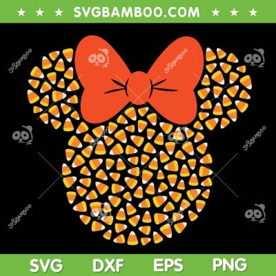 Minnie Mouse Candy Corn SVG PNG, Minnie Halloween SVG, Candy Corn Mouse DXF SVG PNG EPS Minnie Mouse Candy Corn SVG PNG, Minnie Halloween SVG, Candy Corn Mouse DXF SVG PNG EPS