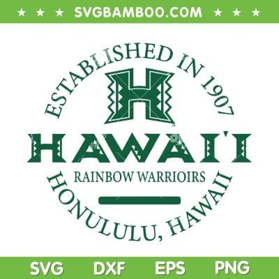 NCAA University Of Hawaii Rainbow Warriors SVG, Hawaii Warriors Logo SVG, NCAA Football DXF SVG PNG EPS NCAA University Of Hawaii Rainbow Warriors SVG, Hawaii Warriors Logo SVG, NCAA Football DXF SVG PNG EPS
