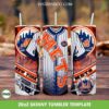 New York Mets Jersey 20oz Skinny Tumbler Template PNG, Diamondbacks Baseball Tumbler Wrap PNG, MLB Team Tumbler Template PNG