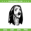 Nun Halloween SVG PNG, Scary Horror Nun SVG, Halloween Creepy Nun DXF SVG PNG EPS Nun Halloween SVG PNG, Scary Horror Nun SVG, Halloween Creepy Nun DXF SVG PNG EPS