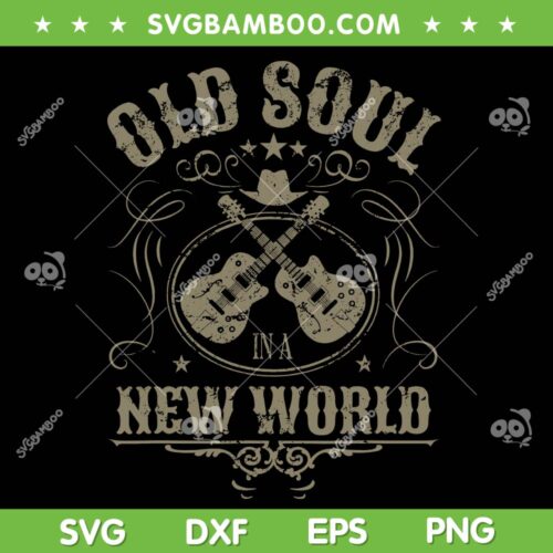 Old Soul In A New World SVG PNG, Oliver Anthony Rich Men North Of Richmond SVG, Country Song DXF SVG PNG EPS